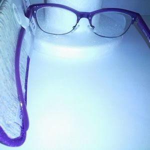 FOSTER GRANT COLOR READ +2.75 PURPLE & BLACK New with Case